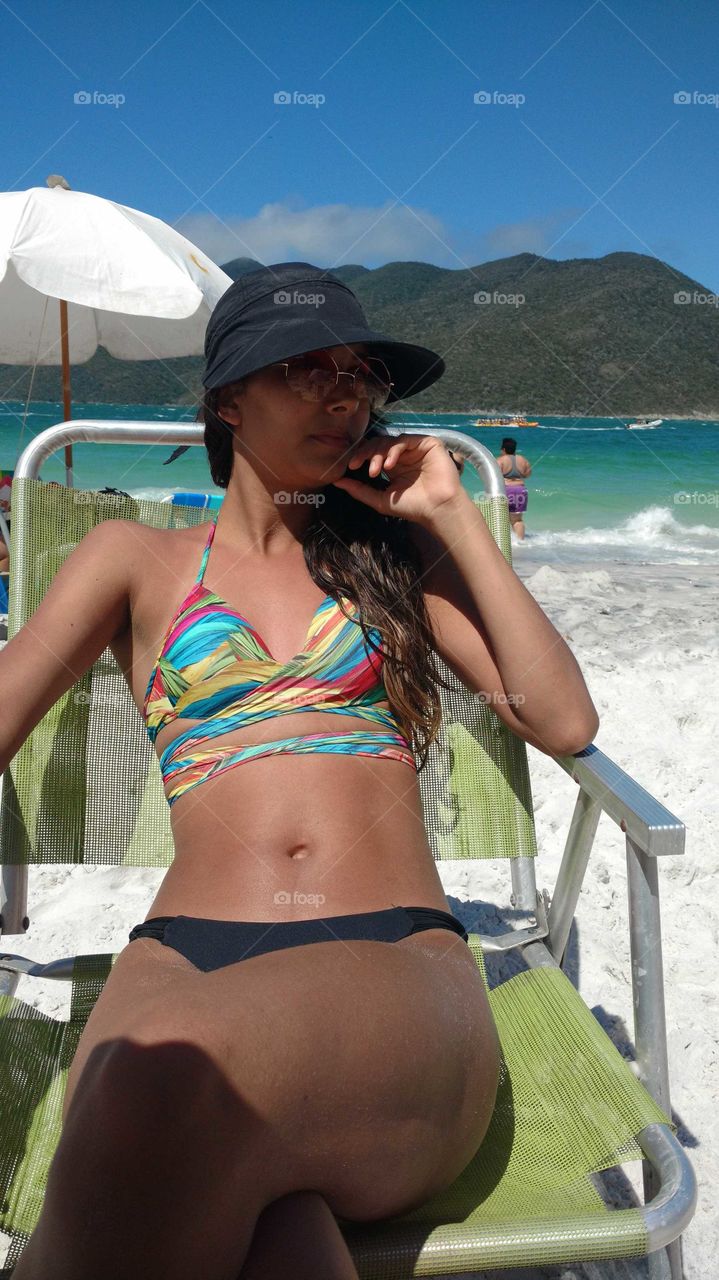 Hot body. Brazilian girl. Brazilian Beach. Good Vibes.