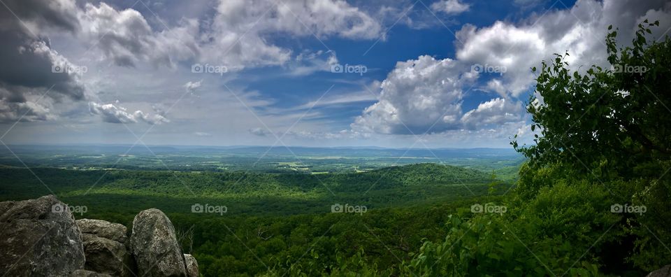 Magnificent scenery from sugarloaf mountain 
