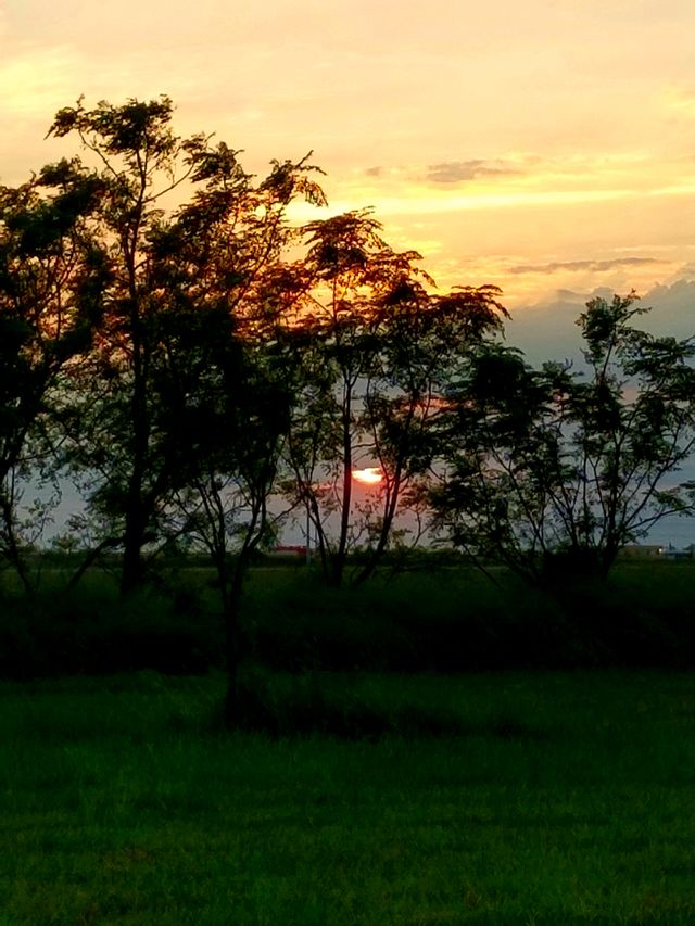 Sunset on a beautiful Texas summer day.