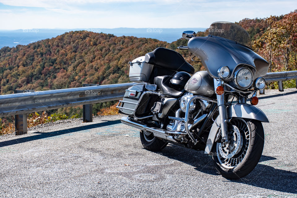 Harley at Fort Mountain Georgia