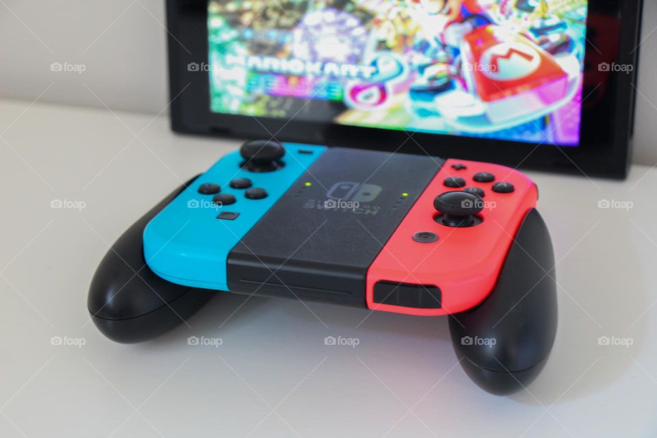 Mario Kart 8 Deluxe video game on Nintendo Switch