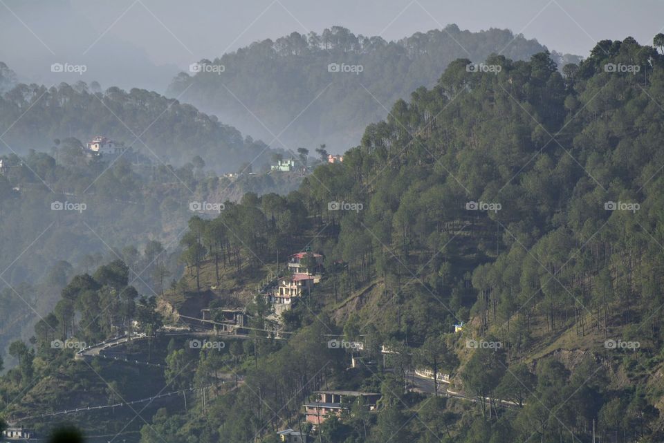 Nature at its best version. Just looking at the hills gives so much of tranquility and peace. This is in Solan a town in Himachal Pradesh in India.