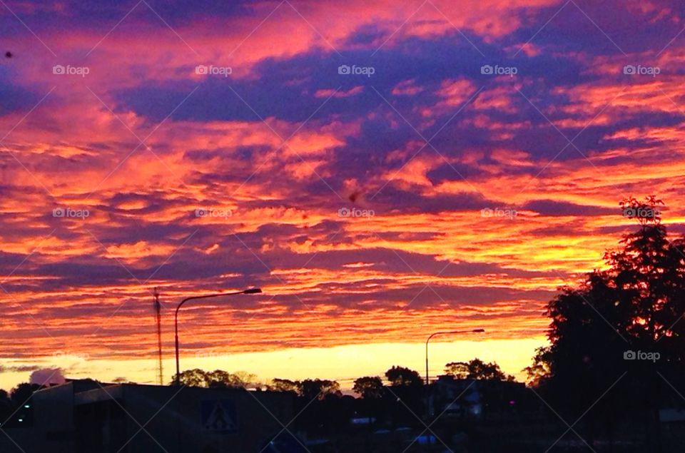 Sky, autumn, morning