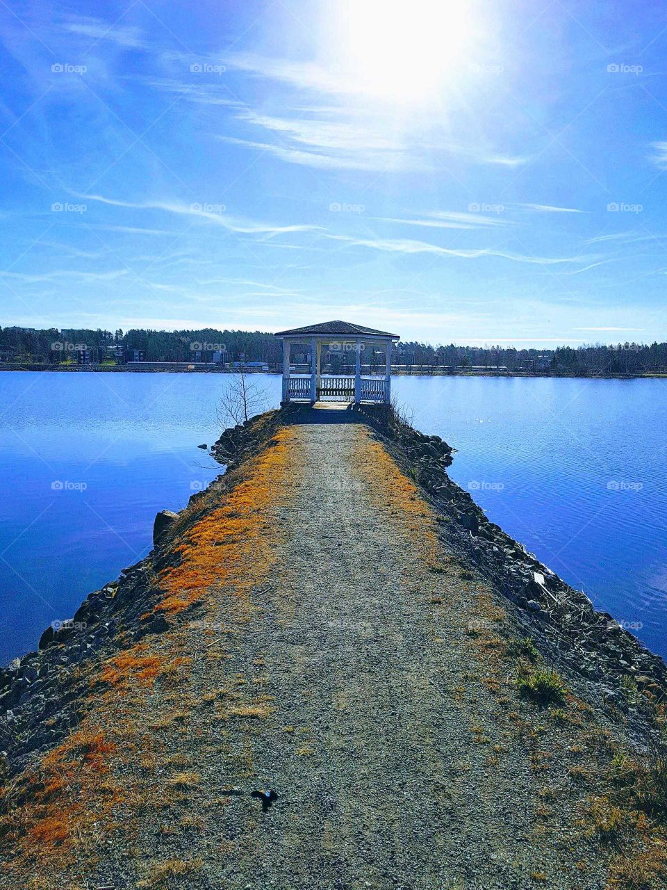 by the end of  the road