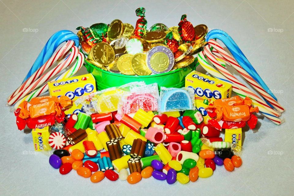 colorful candies