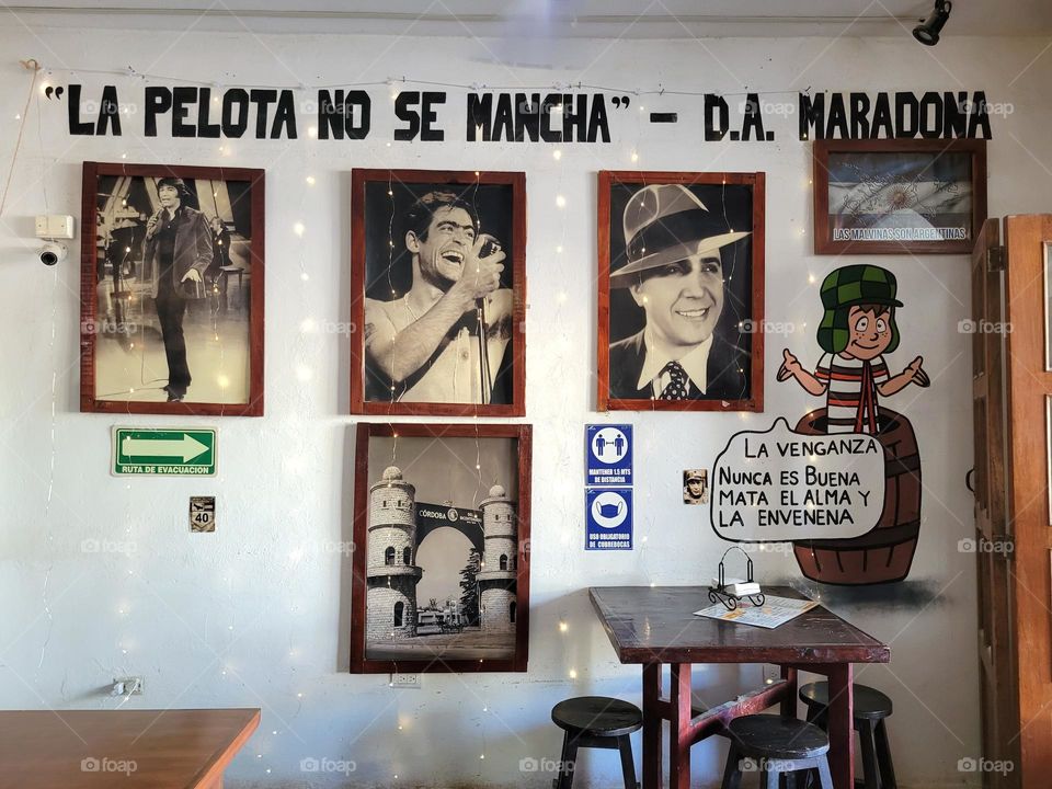 interior del café