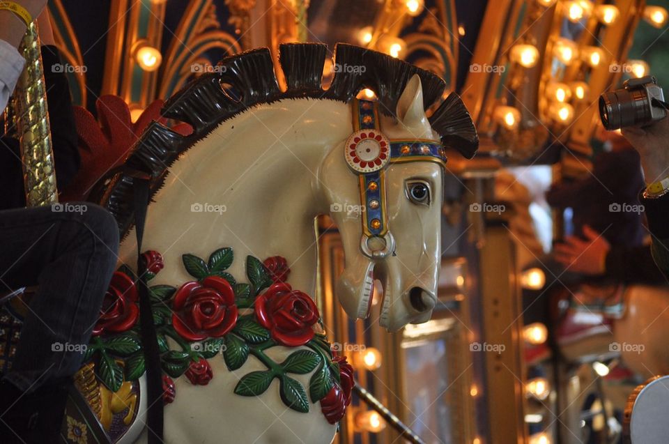 Carousel horse