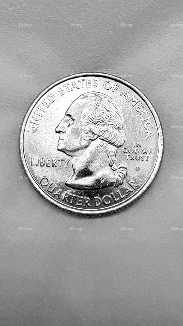 Quarter Dollar
full face.