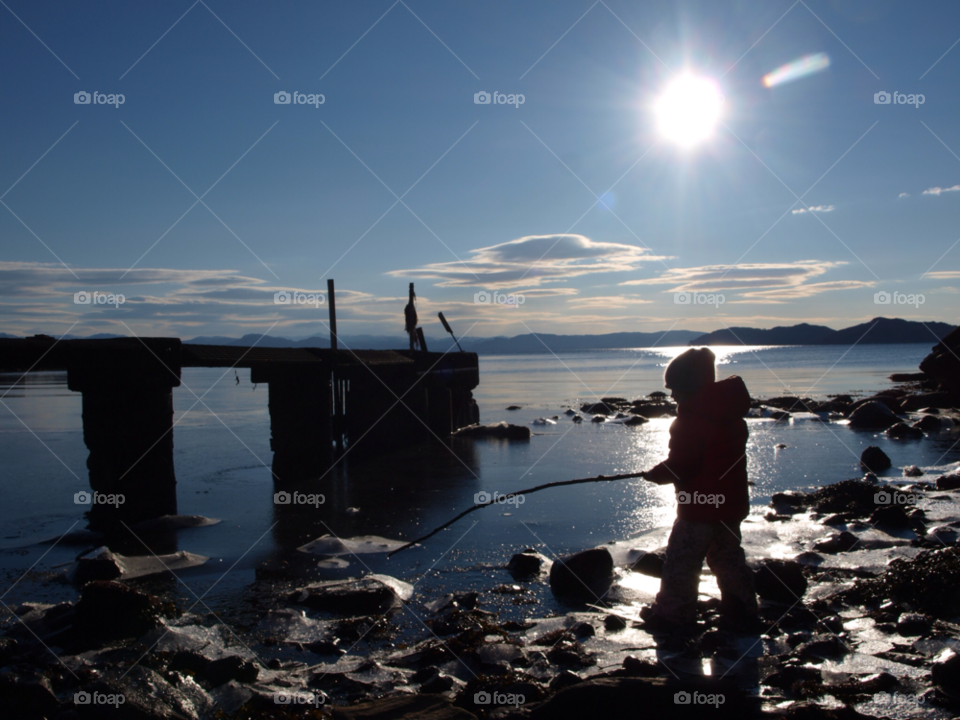 winter nature blue play by hslysne