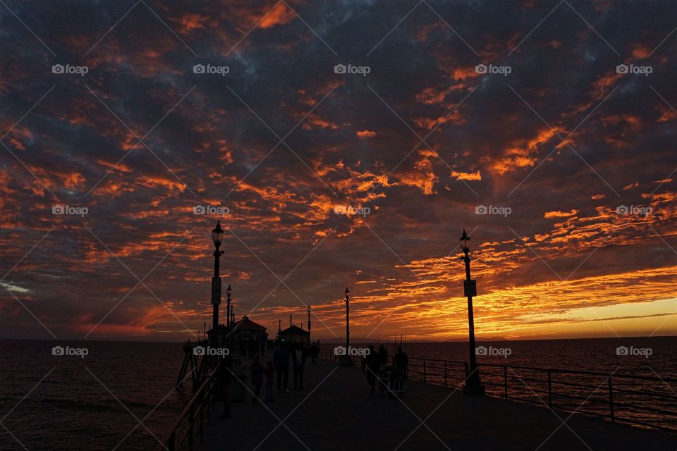 Pier Sunset Vacation
