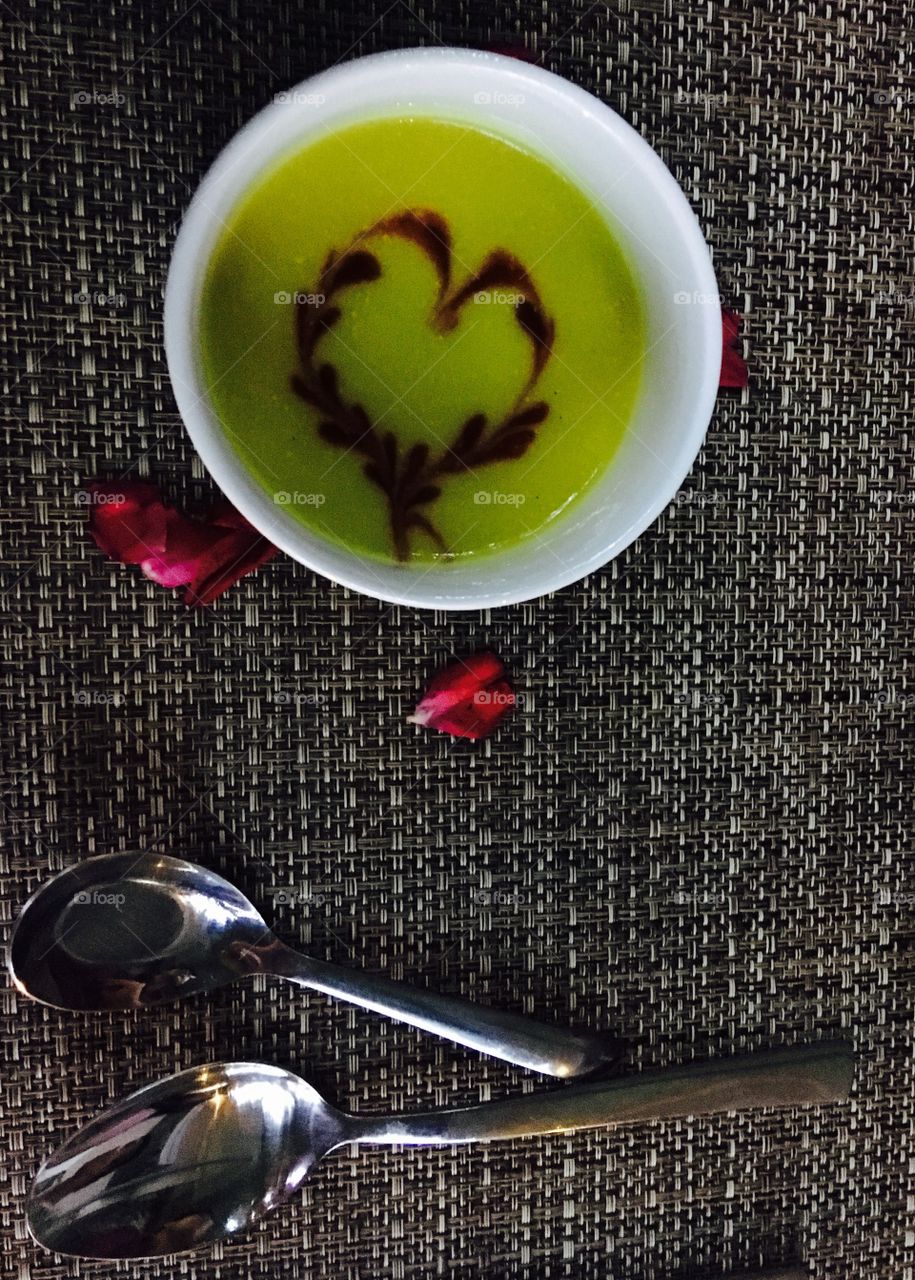A soup with love. 