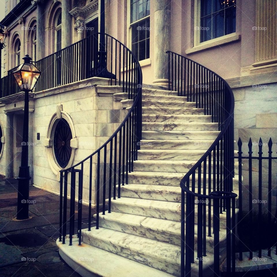 Marble stairs 