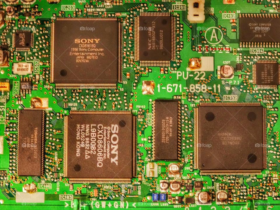 Sony Integrated Circuit. Computer Circuitry
