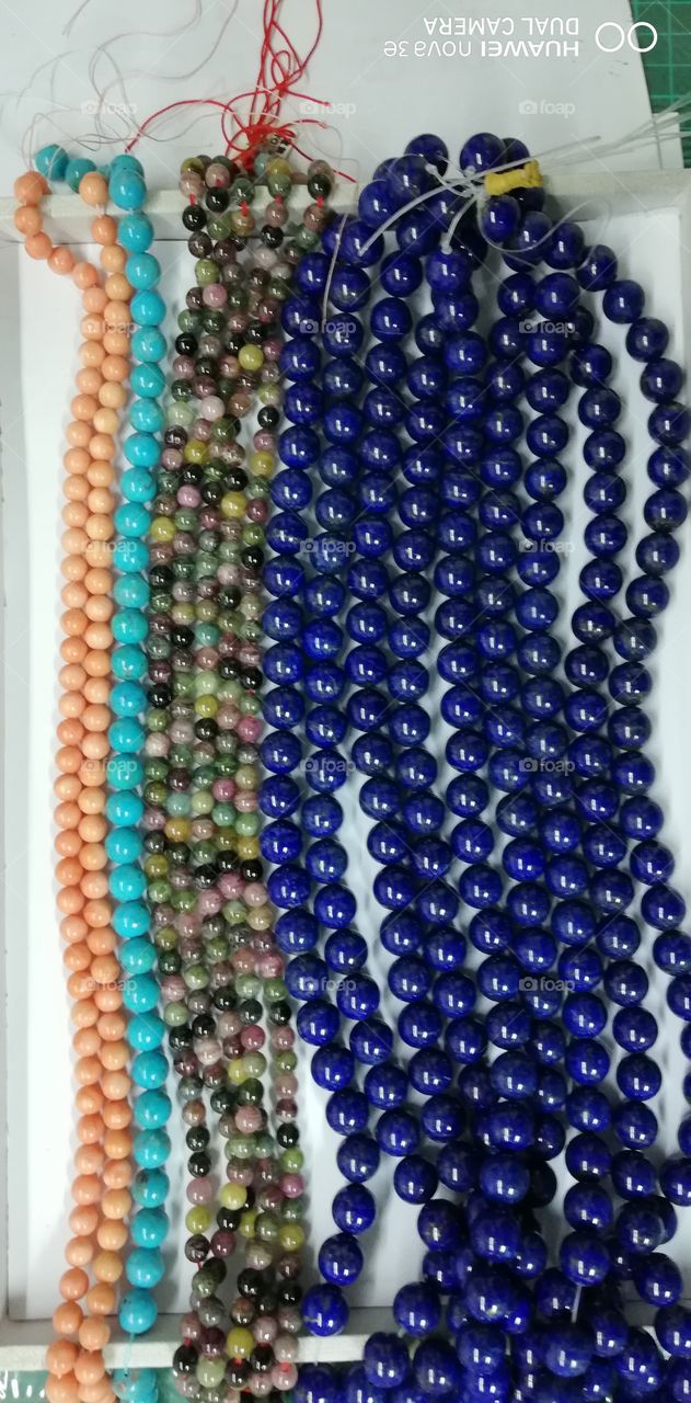 Different kind of beads.