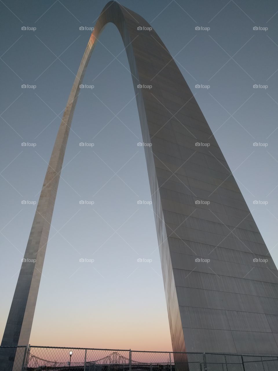from the bottom of the Arch st. Louis Missouri