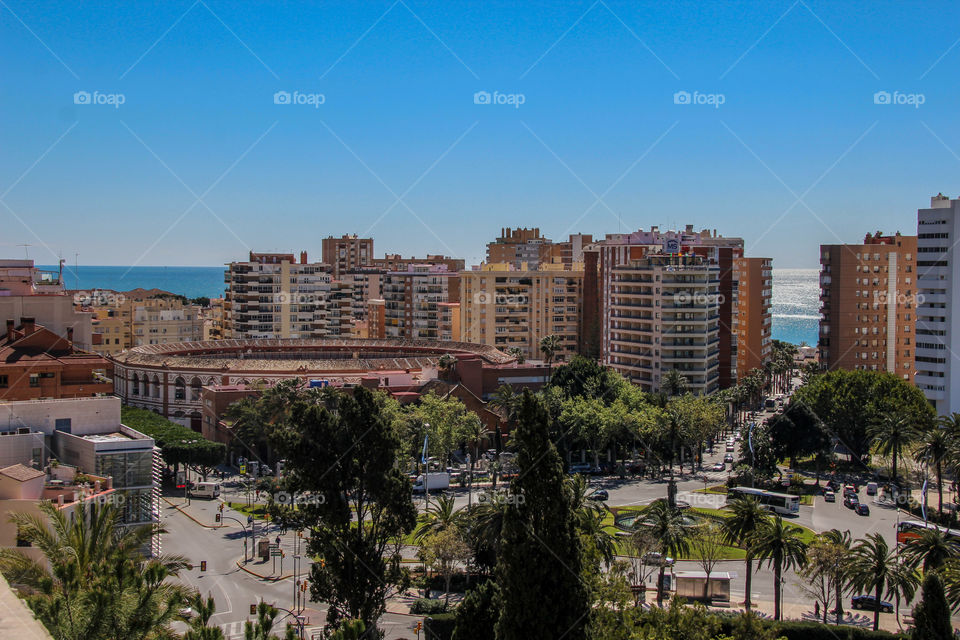 Cityscape of Malaga 