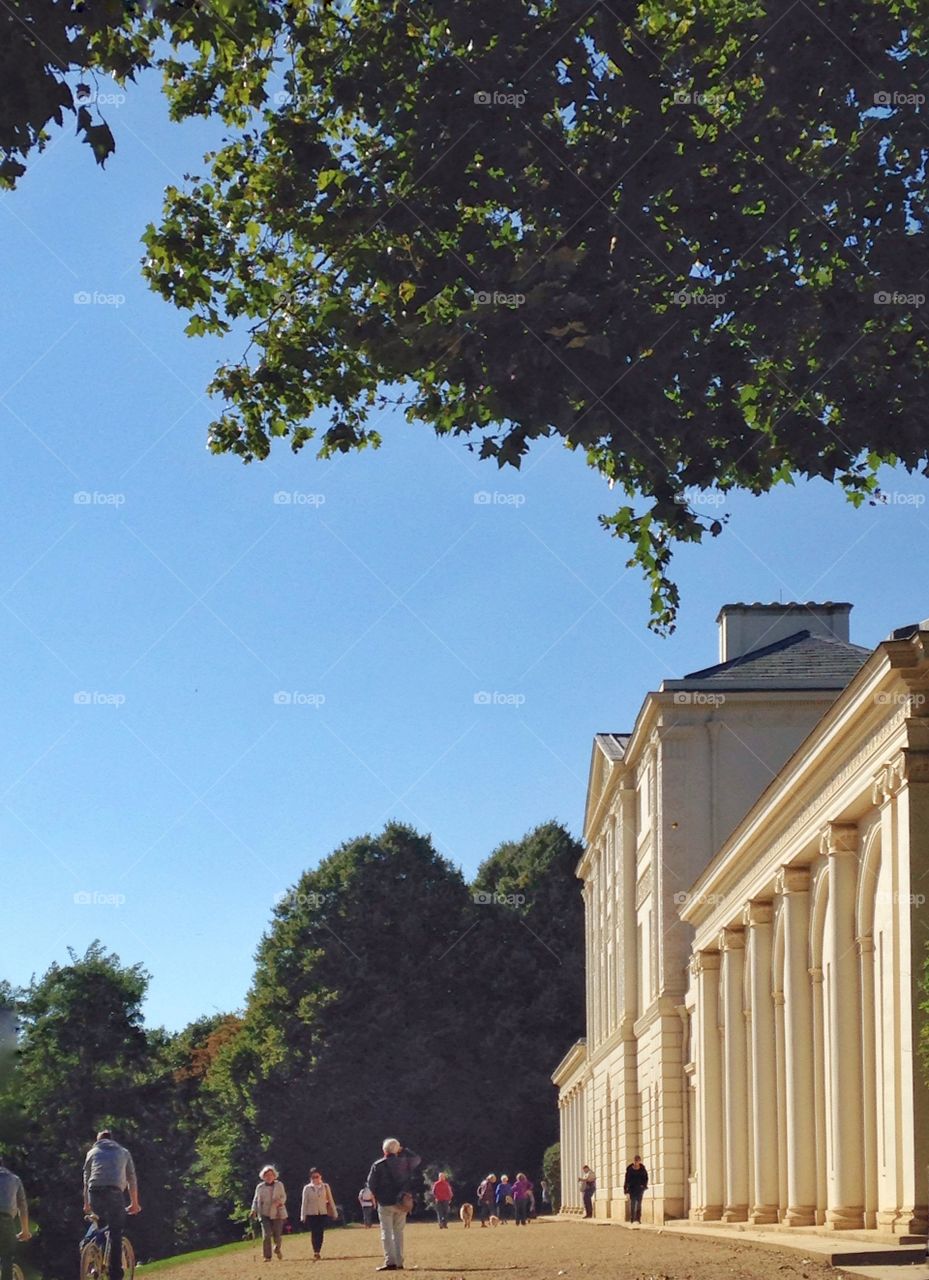 Kenwood house walk. Hampstead park. Kenwood house