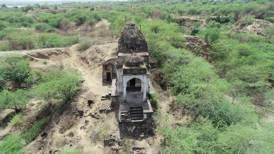 Very old Temple away from City or town