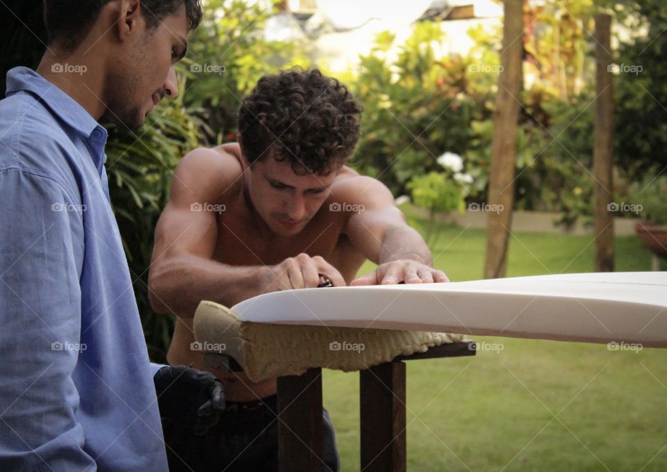 Surfboard making