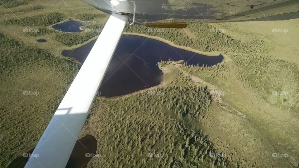 Flying over the Tundra