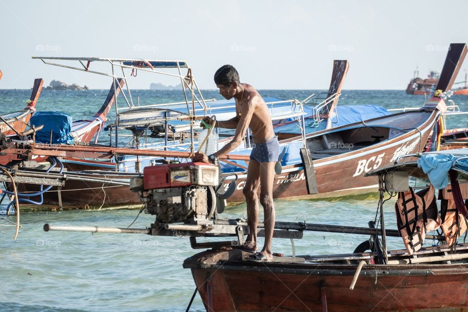 Local life at Beautiful island ... koh lipe Thailand