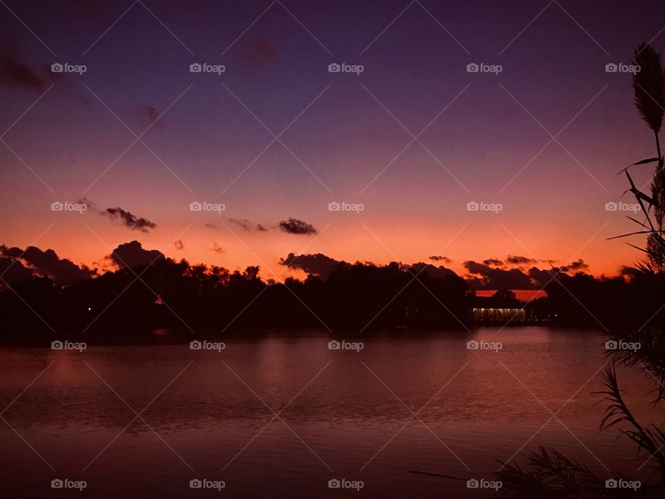 What a Beautiful Aray of colors at the peak of Twilight heading into the night. 