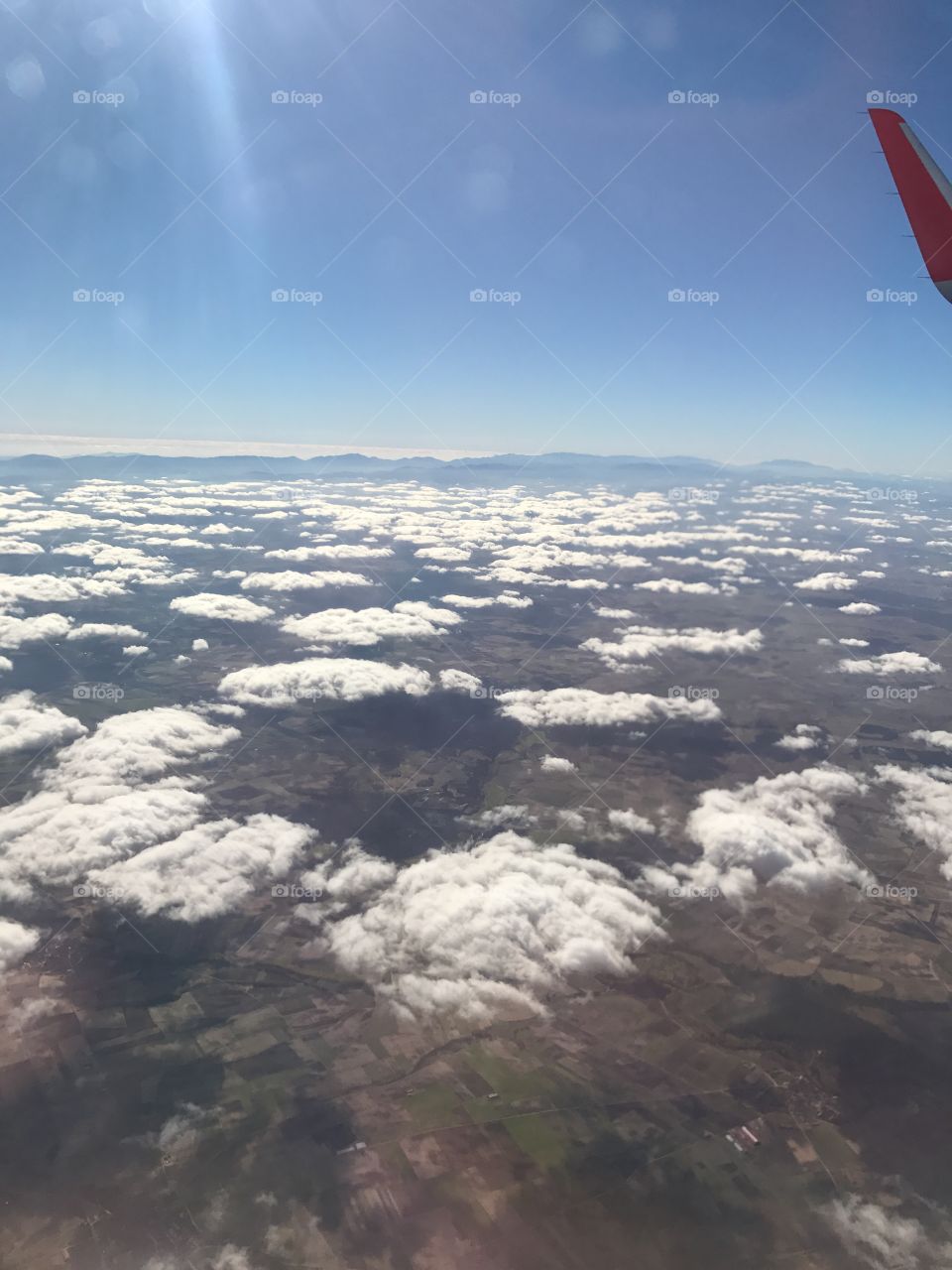 Altocumulus cloudscape 