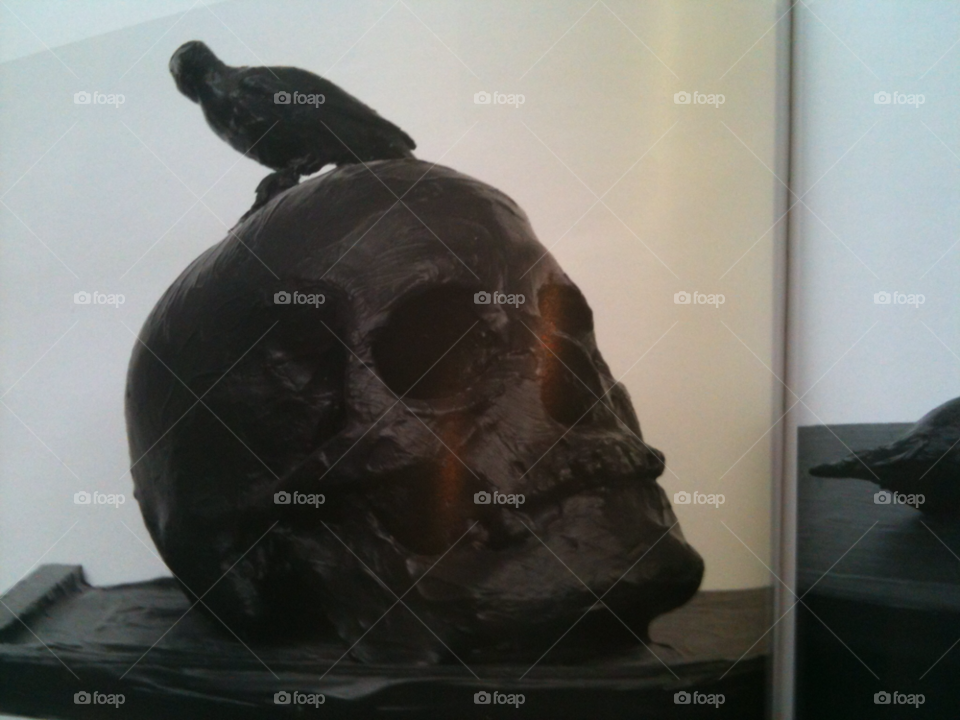 art epic skull morbid by taddo