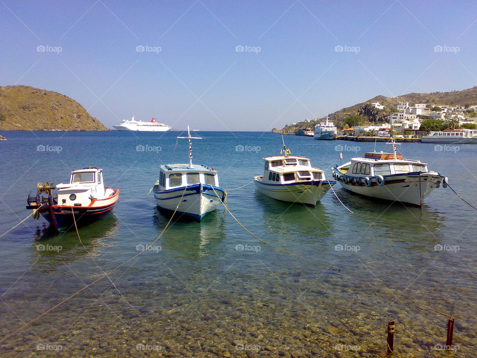 summer boats sea island by pescaito