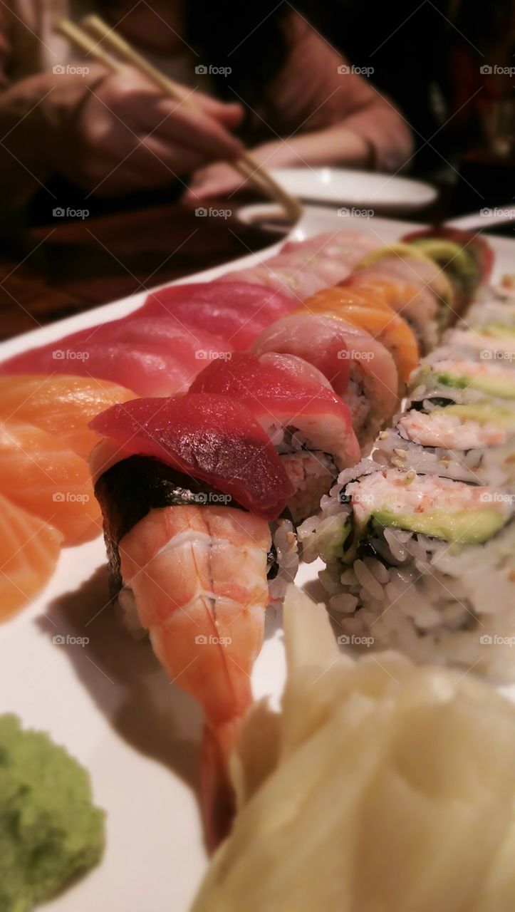 Sushi. International cuisine