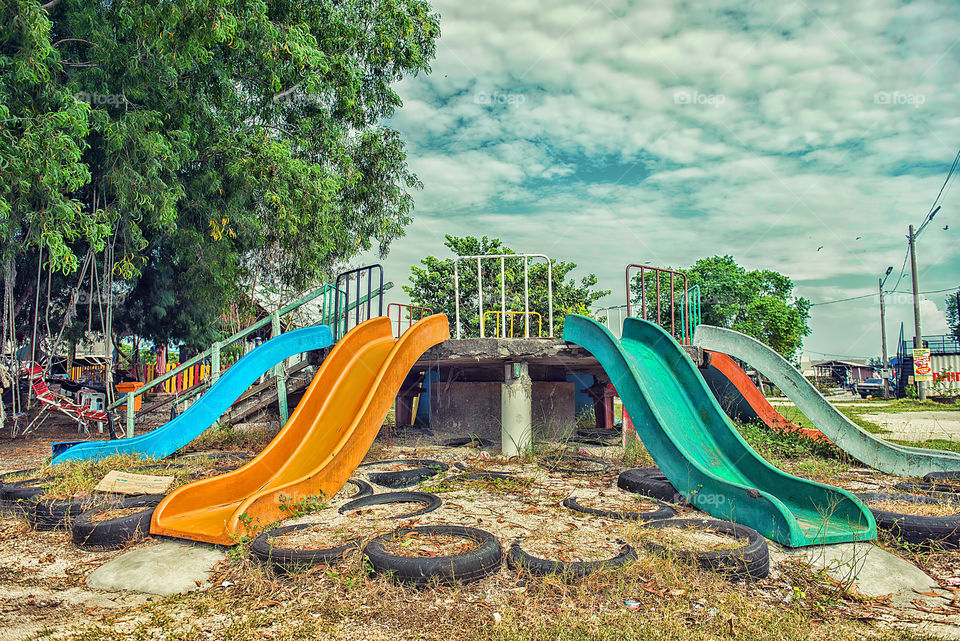 Colourfull playground