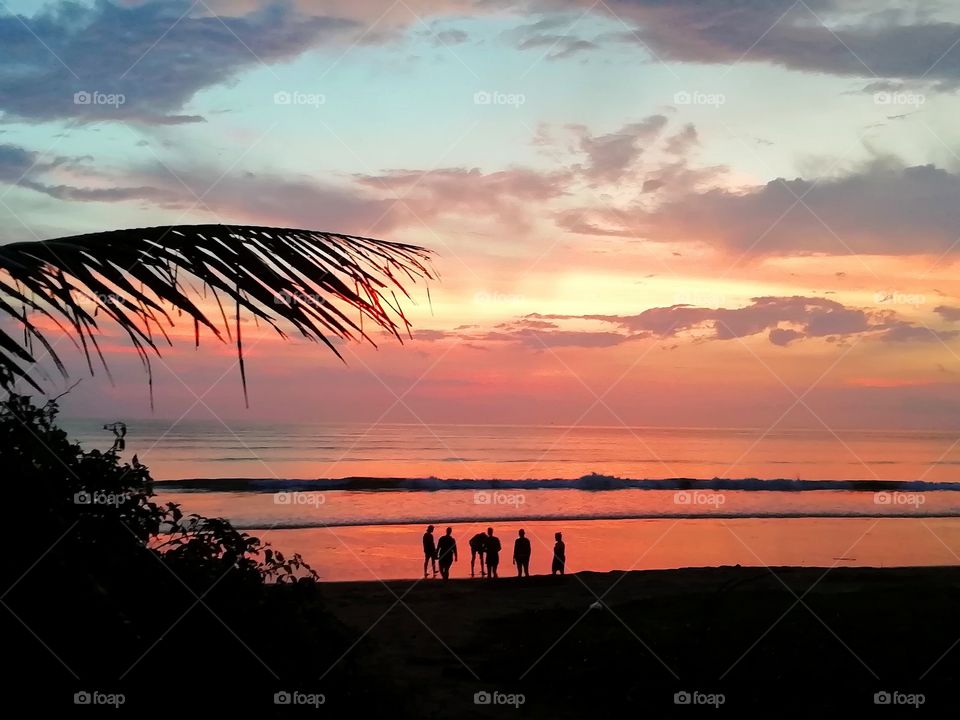 Sunset Glow, khuk khak beach, Thailand