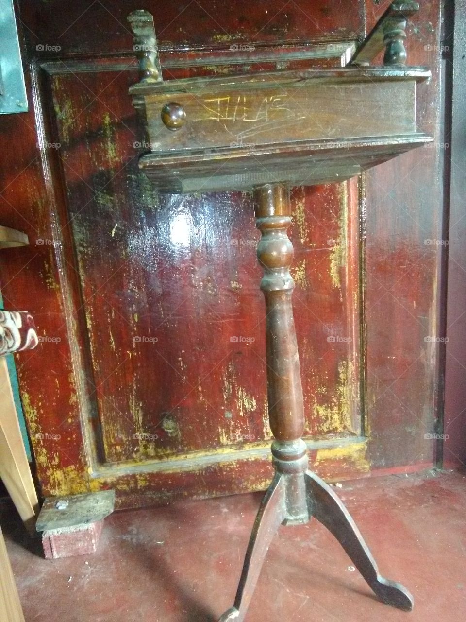 old telephone table