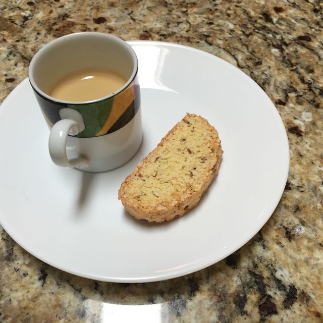 Espresso and Cantucci break