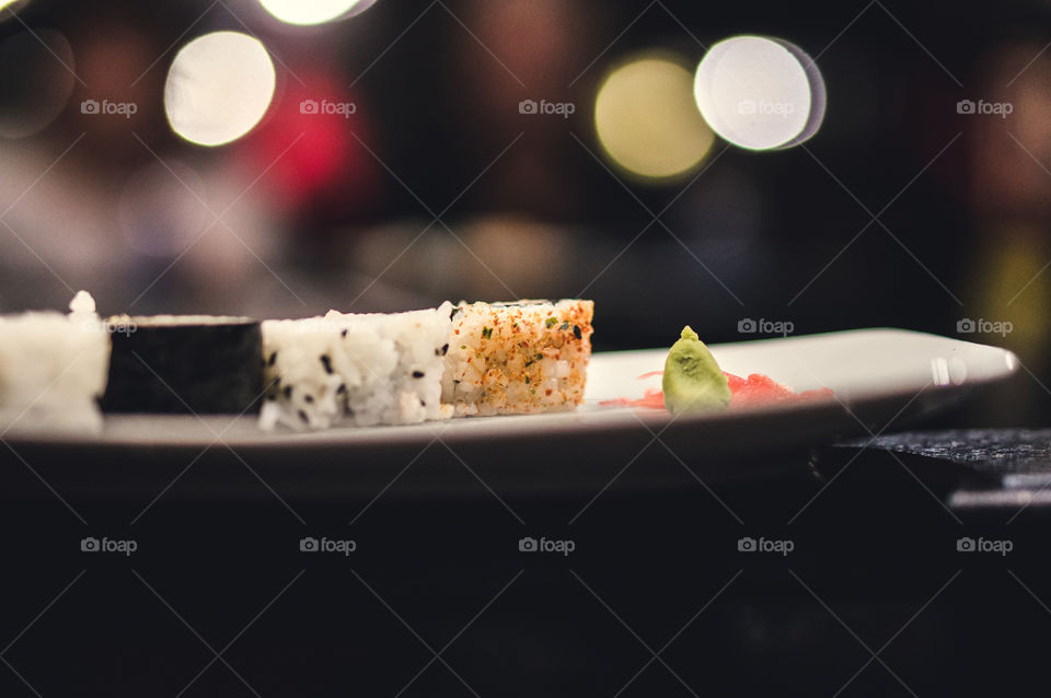 Sushi. Food photography