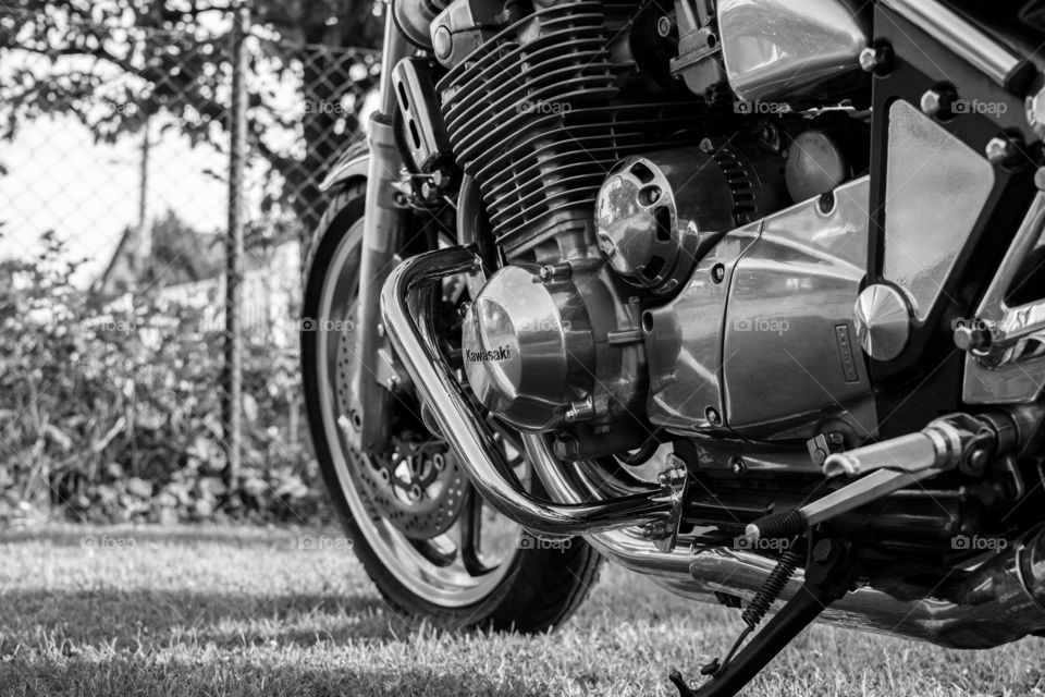 Kawasaki zephyr motorcycle