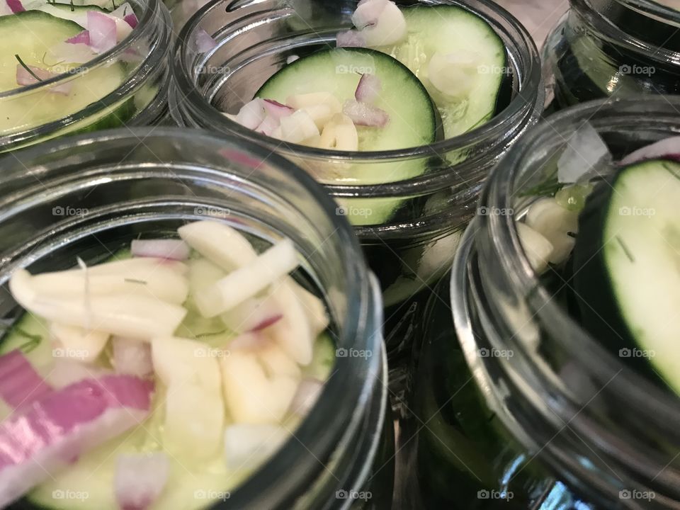 Homemade pickles