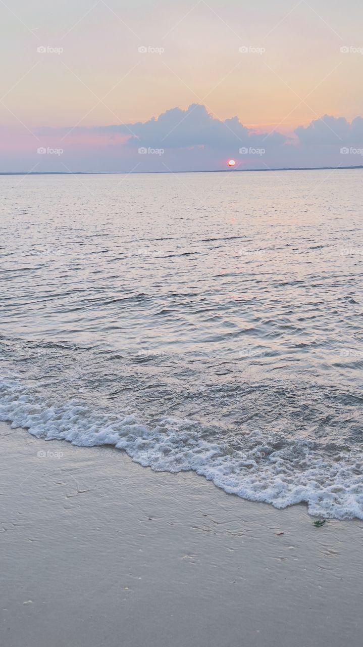 jersey shore sunset