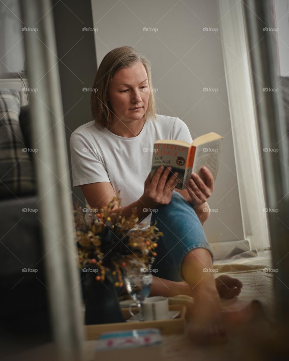 reflection in the mirror