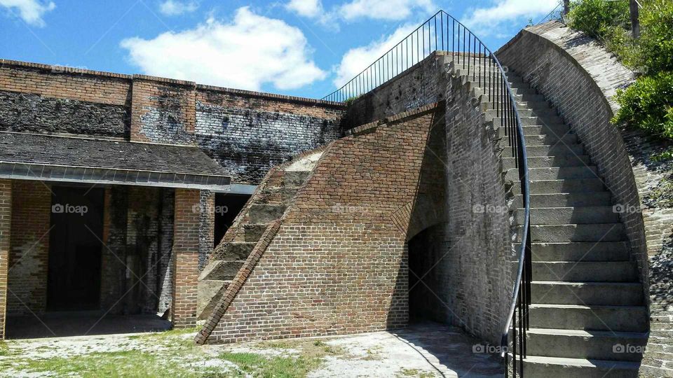 Staircase to Nowhere, Fort Pickens, Pensacola, Florida, USA

Instagram username; anita.walter.796
