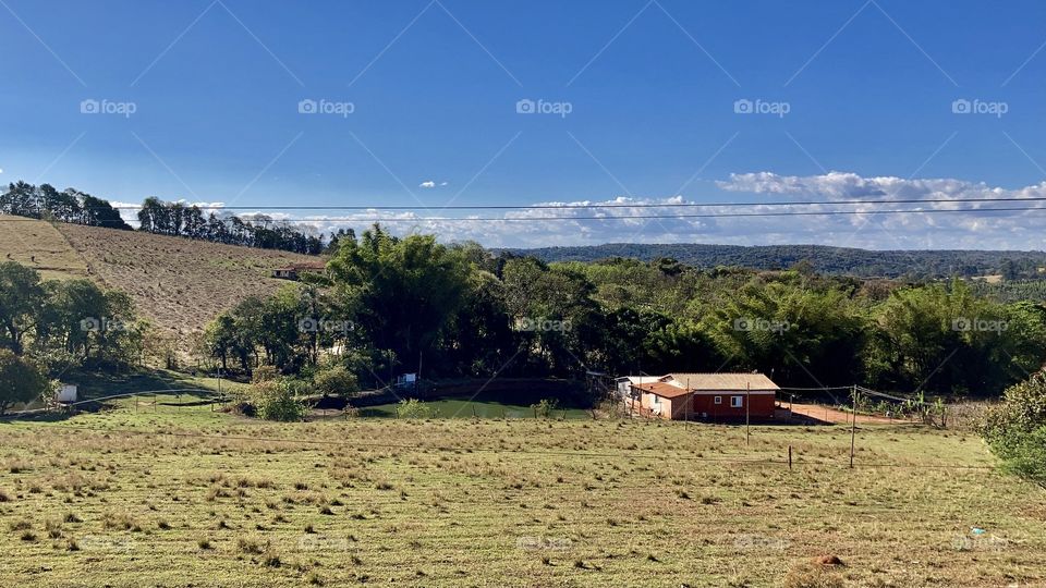 Na beira da Rod Dom Pedro, em Itatiba, uma simples casinha no meio do mato…
É bucólico e bonito o cenário, mas não é solitário demais?