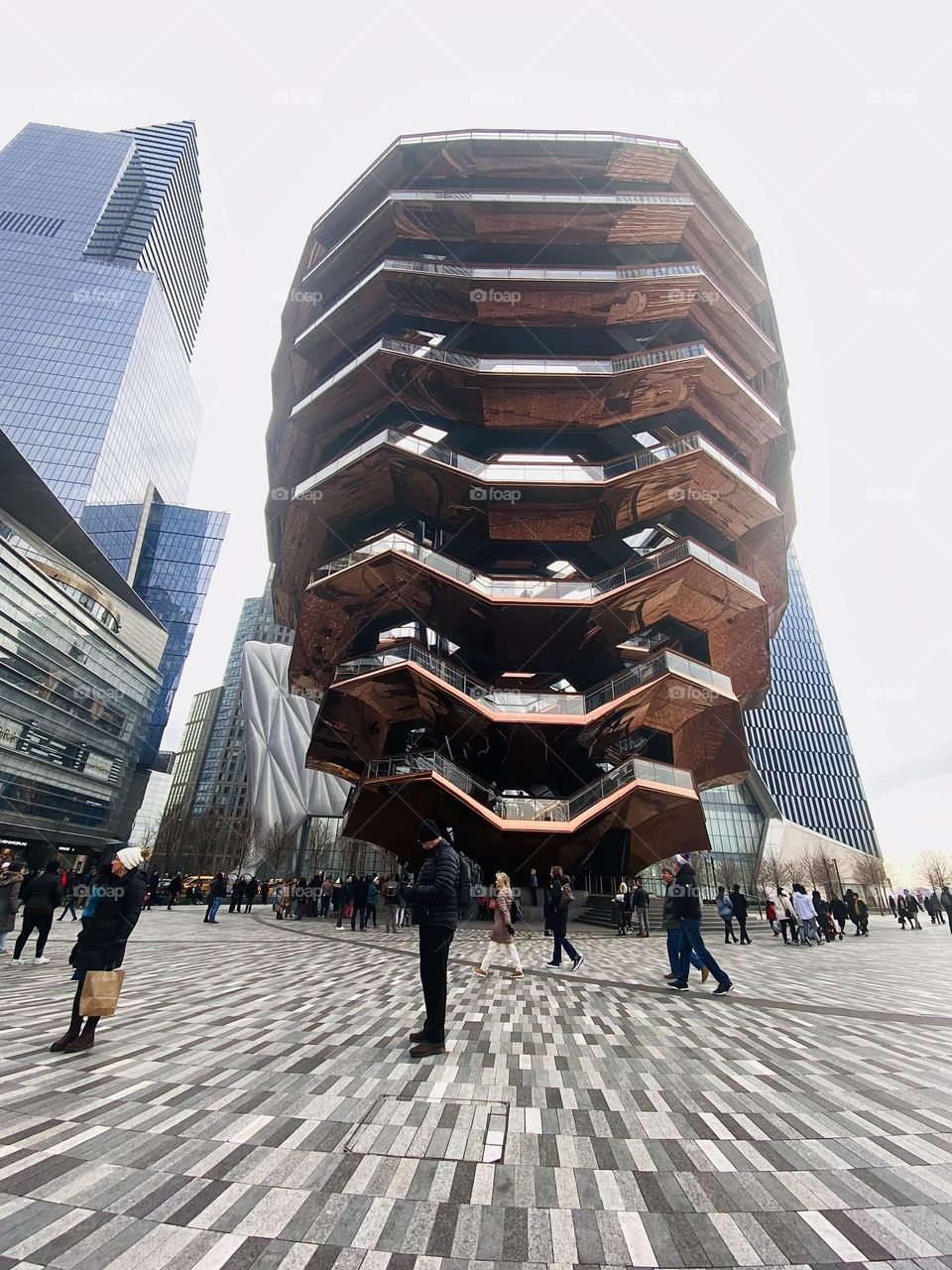 The vessel in the Hudson Yards, NYC