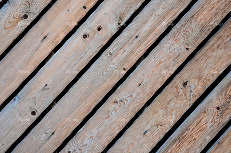 Full frame of wooden fence