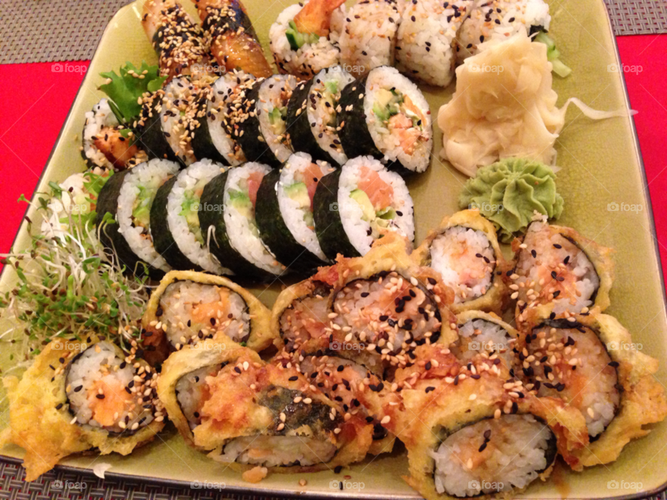 sushi japan ginger maki by show_me_the_money