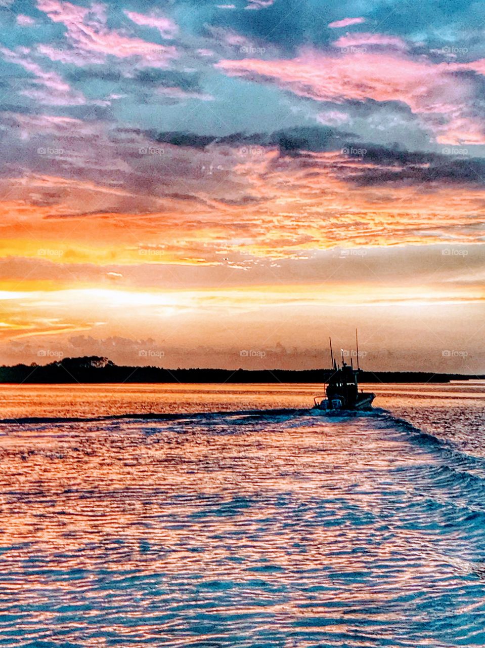 Sunset at Ponce Inlet