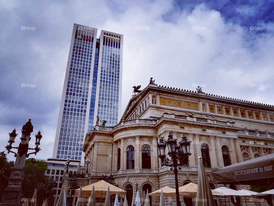 Old Opera and Opera Tower Frankfurt/Main
