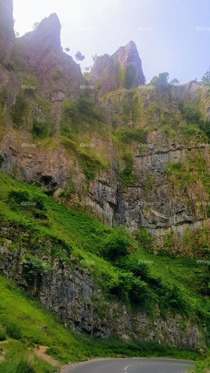 Cliff Road Cheddar Gorge Somerset