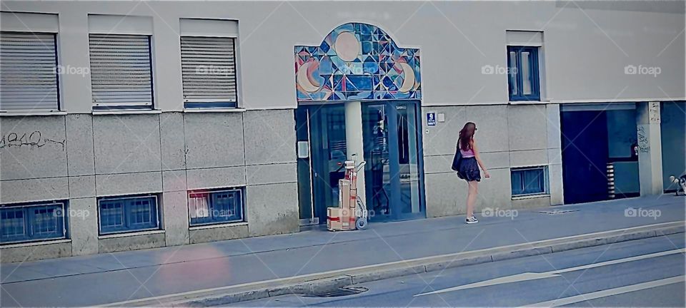 An urban scene in „Munich“ or rather „München“, the city that was once the capitol of „Bavaria“ or „Bayern“ when the great state of Germany was its own autonomous country with its own monarchy as government. 2022. Hypnotic Productions