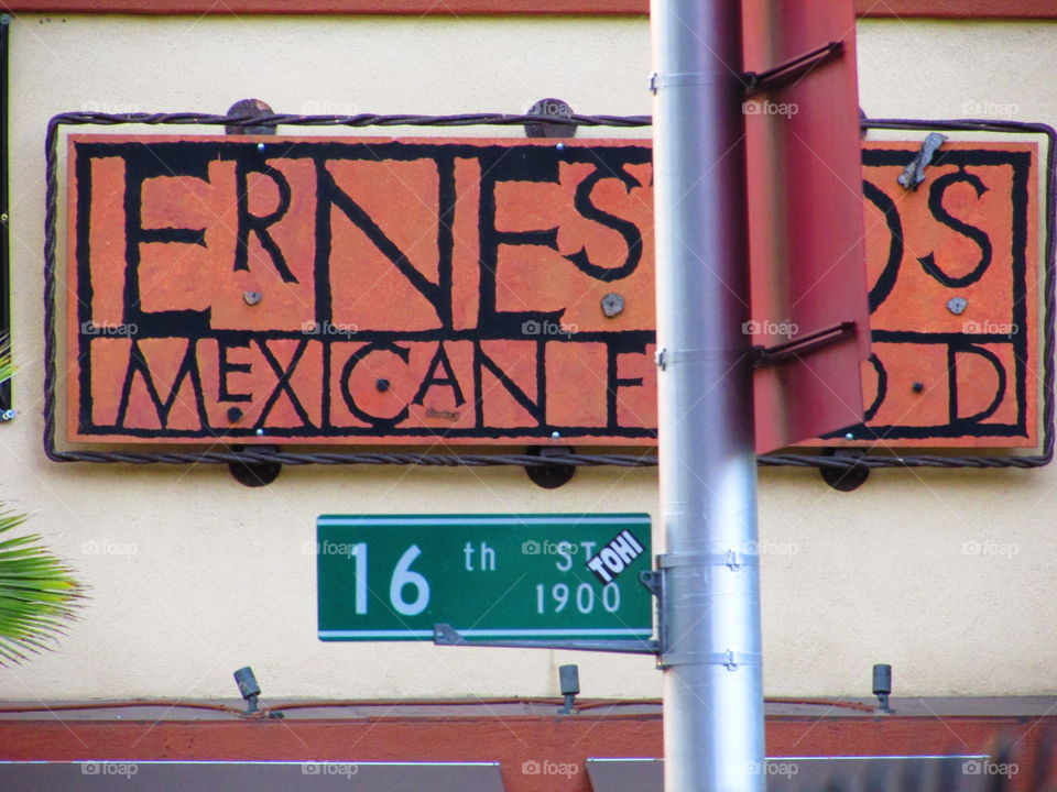 16th Street Corner sign