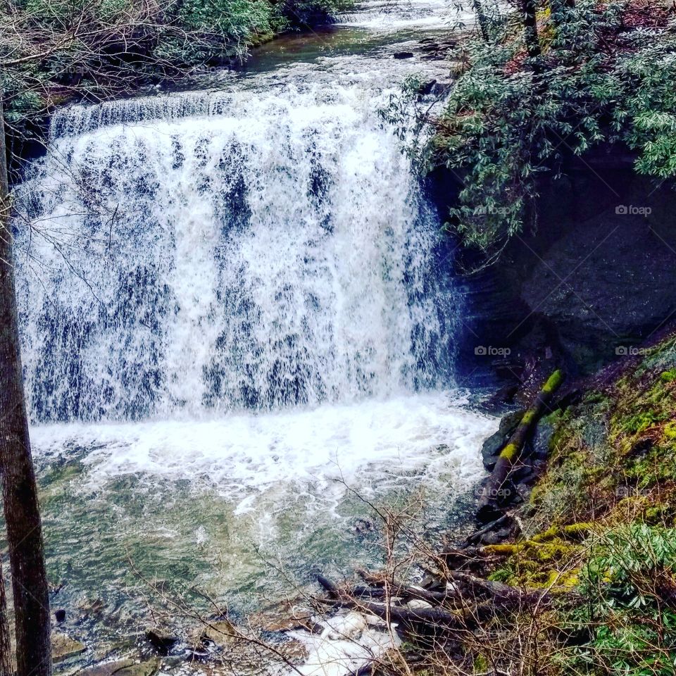 Waterfall​ on the Little Stony Falls Trail